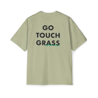 Go Touch Grass heavy Oversized Tee PG Version