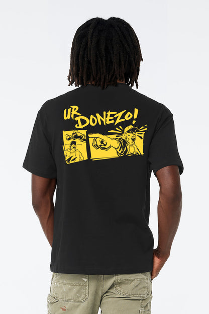 UrDonezo Black 6 oz Heavyweight Tee