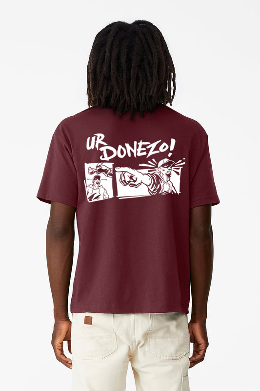 UrDonezo Maroon 6 oz Heavyweight Tee