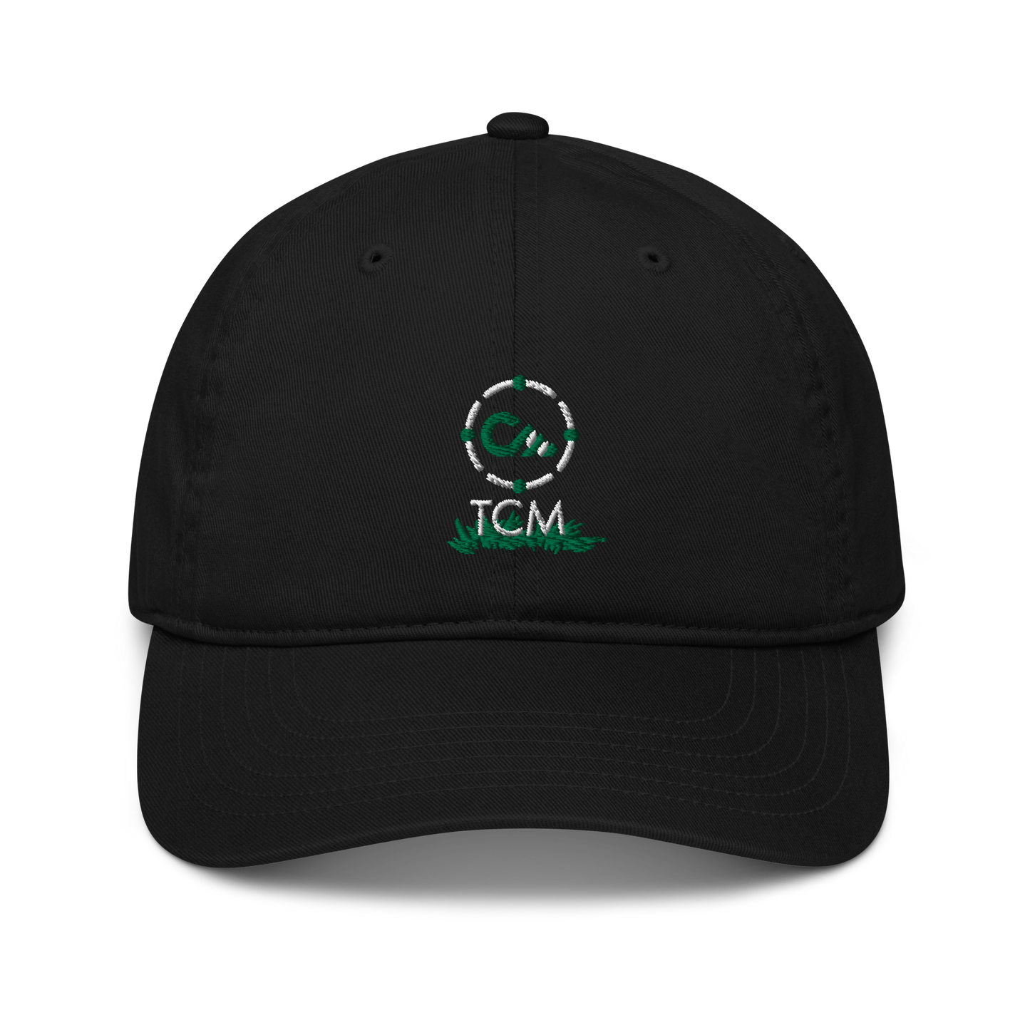 Go Touch Grass Dad Hat Black